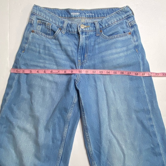 Old Navy Drapey Denim Baggy Wide Leg Jeans Size 4 - Picture 8 of 10